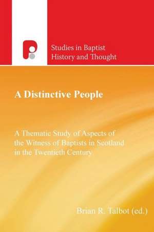 A Distinctive People de Brain R. Talbot