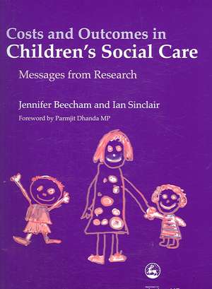 Costs and Outcomes in Children's Social Care: Messages from Research de Jennifer Beecham