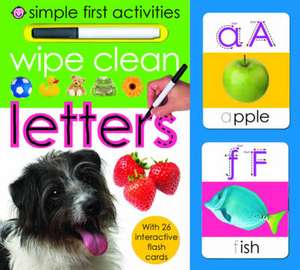 Wipe Clean Letters de Roger Priddy