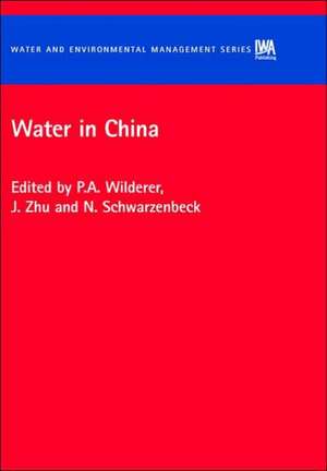 Water in China de Wilderer