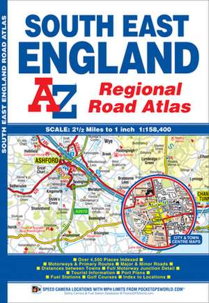 South East England Regional Road Atlas de Geographers' A-Z Map Company