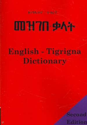 English - Tigrigna Dictionary de Abdel Rahman