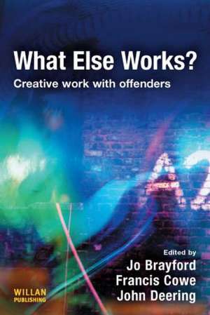 What Else Works?: Creative Work with Offenders de Jo Brayford