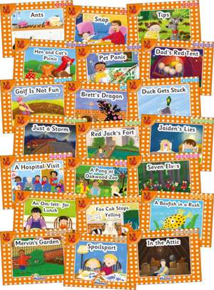 Jolly Phonics Orange Level Readers Complete Set de Louise Van-Pottelsberghe