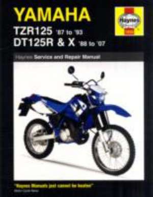 Yamaha TZR125 (87 – 93) & DT125R/X (88 – 07) Haynes Repair Manual de Mark Coombs