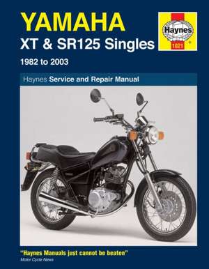 Yamaha XT & SR125 (82 – 03) Haynes Repair Manual de Jeremy Churchill