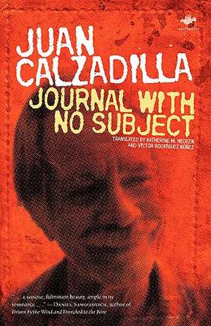 Journal with No Subject de Juan Calzadilla