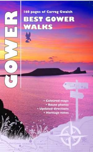 Carreg Gwalch Best Walks: Best Gower Walks de Llygad Gwalch Cyf