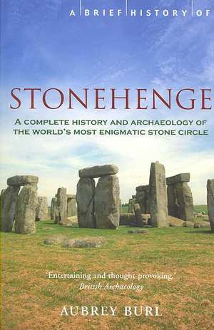 A Brief History of Stonehenge de Aubrey Burl