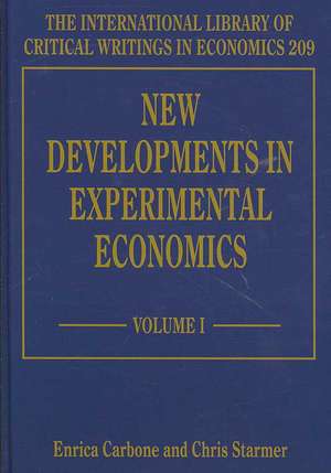 New Developments in Experimental Economics de Enrica Carbone