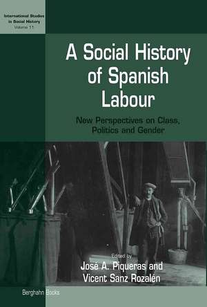 A Social History of Spanish Labour: New Perspectives on Class, Politics, and Gender de Jos Piqueras