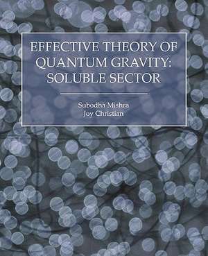 Effective Theory of Quantum Gravity: Soluble Sector de Subodha Mishra