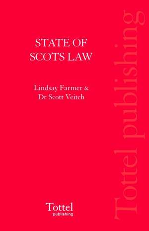 The State of Scots Law de Lindsay Farmer