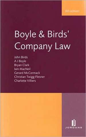 Boyle and Birds' Company Law