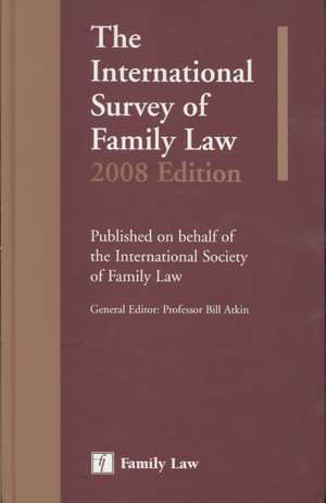 The International Survey of Family Law de Bill Atkin