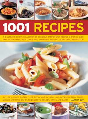 1001 Recipes de Martha Day