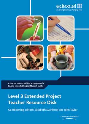 Level 3 Extended Project Teacher Resource Disk de Edexcel