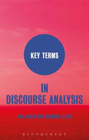 Key Terms in Discourse Analysis de Paul Baker