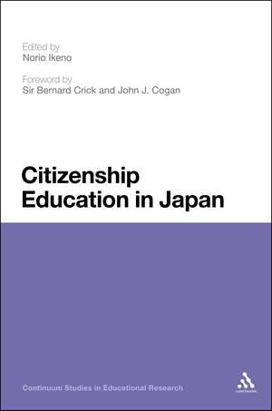 Citizenship Education in Japan de Professor Norio Ikeno