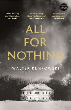 All for Nothing de Walter Kempowski