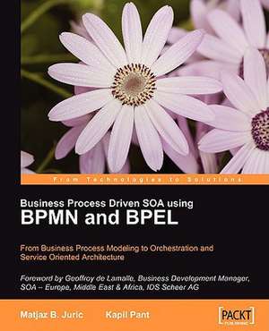 Business Process Driven Soa Using Bpmn and Bpel de Matjaz B. Juric