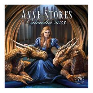 2018 Anne Stokes Official Calendar