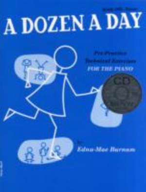 Burnam, E: Dozen a Day Book 1 + CD Primary de Edna-May Burnam