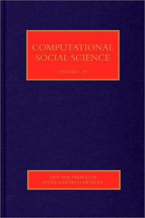 Computational Social Science de Nigel Gilbert