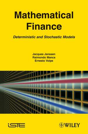 Mathematical Finance de J Janssen