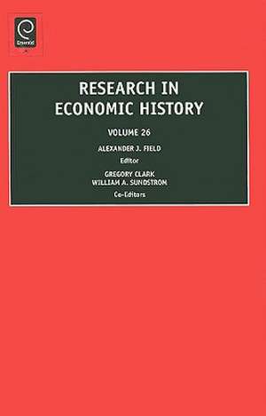 Research in Economic History de Alexander J. Field