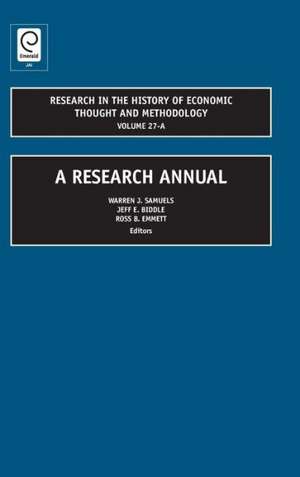 A Research Annual de Ross B. Emmett