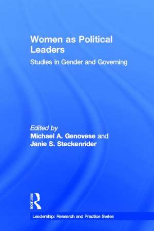 Women as Political Leaders: Studies in Gender and Governing de Michael A. Genovese