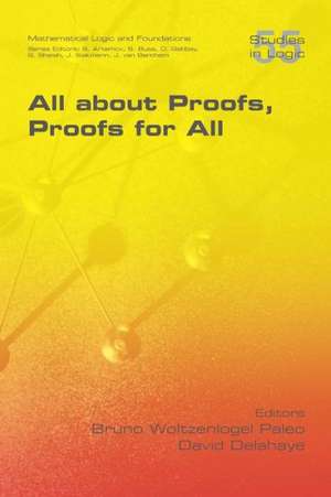 All about Proofs, Proofs for All de David Delahaye