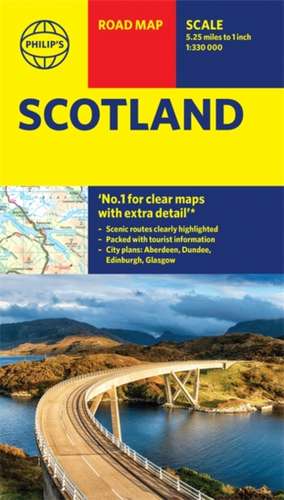 Philip's Scotland Road Map de Philip'S Maps