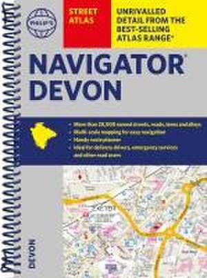 Philip's Navigator Street Atlas Devon de Philip's Maps