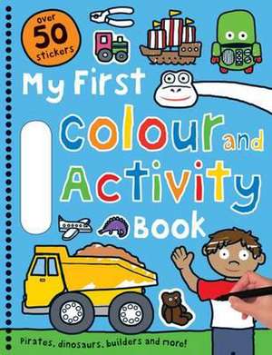 Blue Colour and Activity Book de Roger Priddy