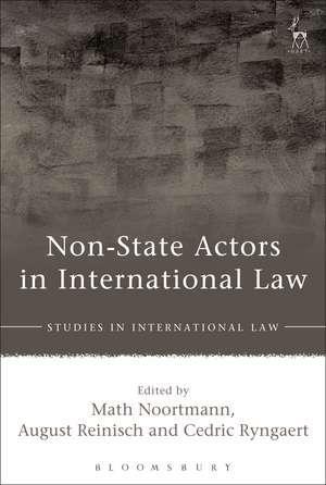 Non-State Actors in International Law de Math Noortmann