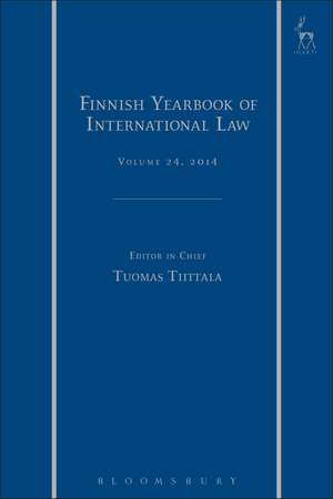 Finnish Yearbook of International Law, Volume 24, 2014 de Tuomas Tiittala