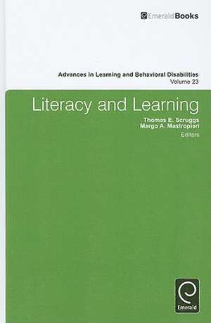 Literacy and Learning de Thomas E. Scruggs