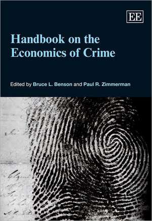 Handbook on the Economics of Crime de Bruce L. Benson