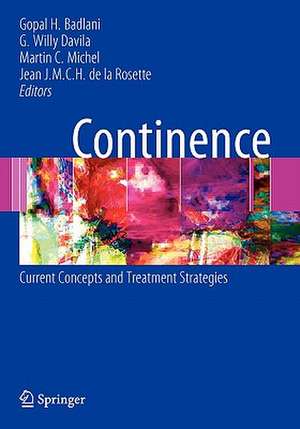 Continence: Current Concepts and Treatment Strategies de Gopal Badlani