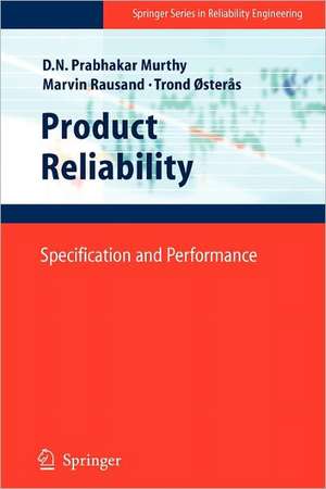 Product Reliability de D N Prabhakar Murthy