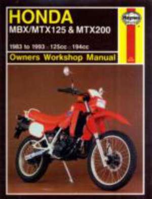 Honda MBX/MTX125 & MTX200 (83 – 93) de Haynes