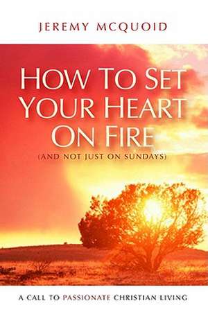 How to Set Your Heart on Fire (and Not Just on Sundays): A Call to Passionate Christian Living de Jeremy McQuoid