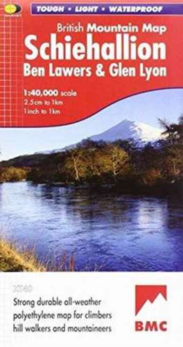 Schiehallion, Ben Lawers and Glen Lyon de Harvey Map Services Ltd.