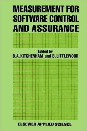 Measurement for Software Control and Assurance de B.A. Kitchenham