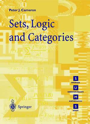 Sets, Logic and Categories de Peter J. Cameron