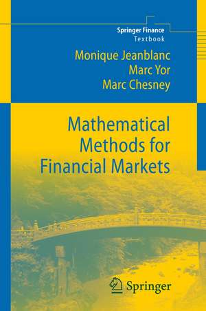 Mathematical Methods for Financial Markets de Monique Jeanblanc