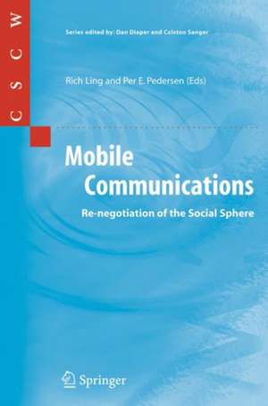 Mobile Communications: Re-negotiation of the Social Sphere de Rich Ling