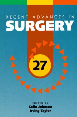 Recent Advances in Surgery 27 de Irving Taylor